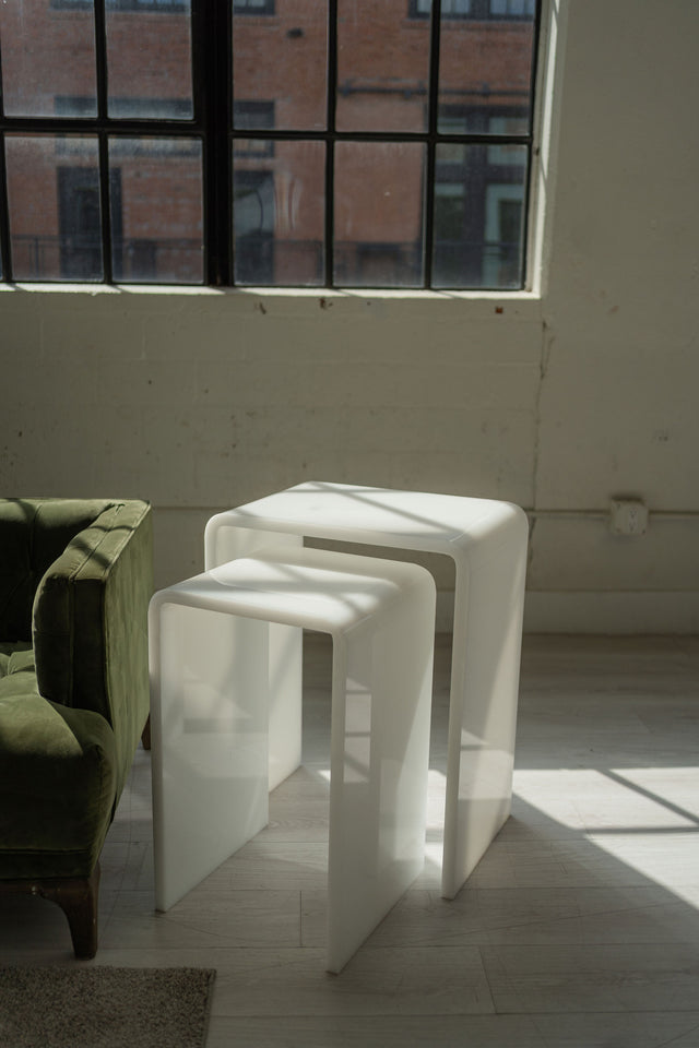 Waterfall Double End Table