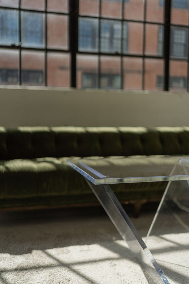 The Taos Acrylic Coffee Table