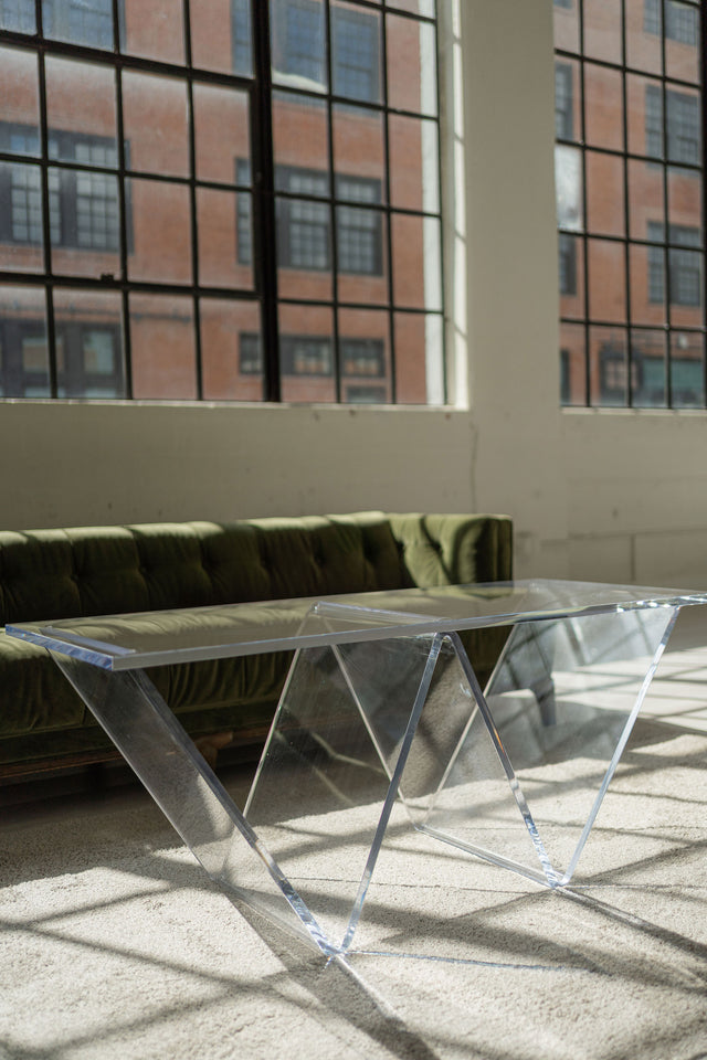 The Taos Acrylic Coffee Table