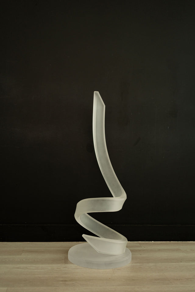 Floor Flame Acrylic Sculpture