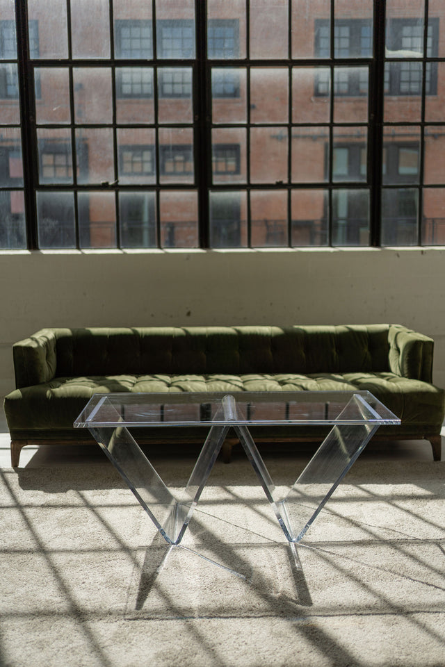 The Taos Acrylic Coffee Table