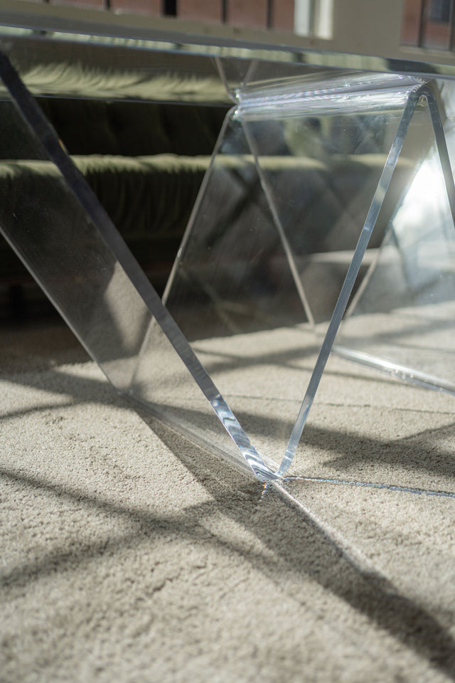 The Taos Acrylic Coffee Table