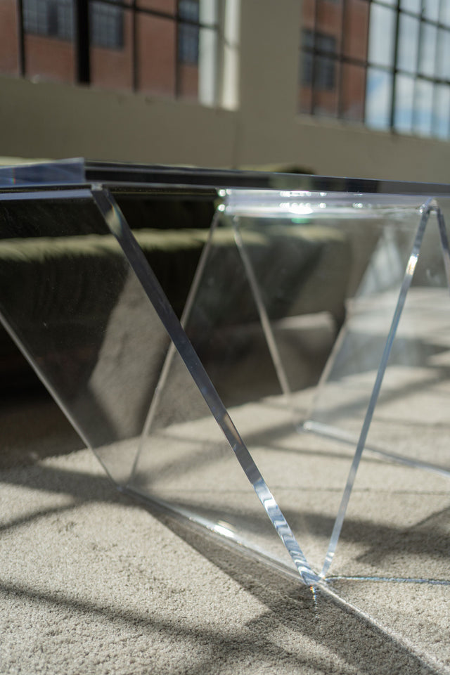 The Taos Acrylic Coffee Table