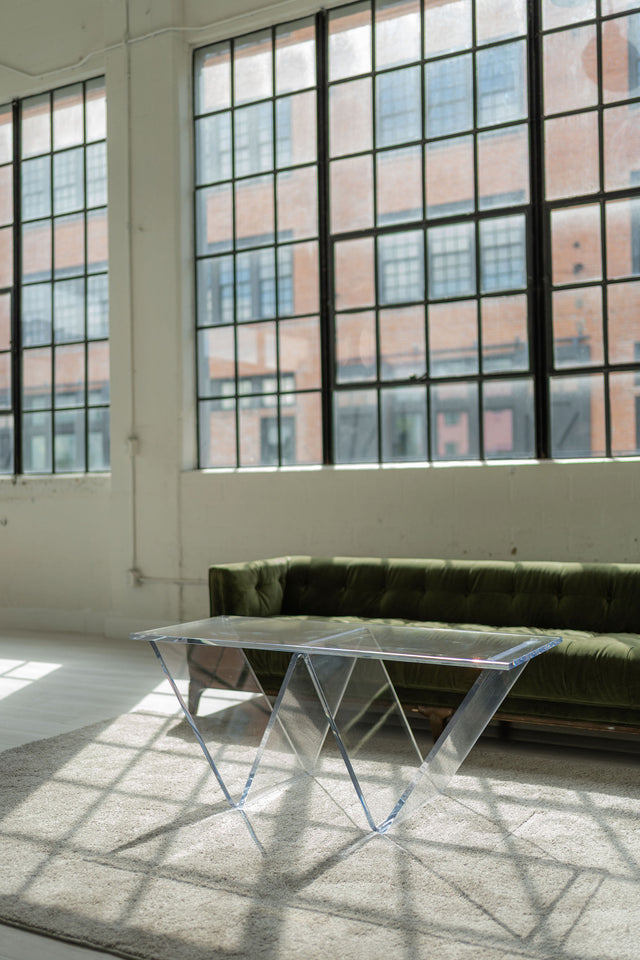 The Taos Acrylic Coffee Table